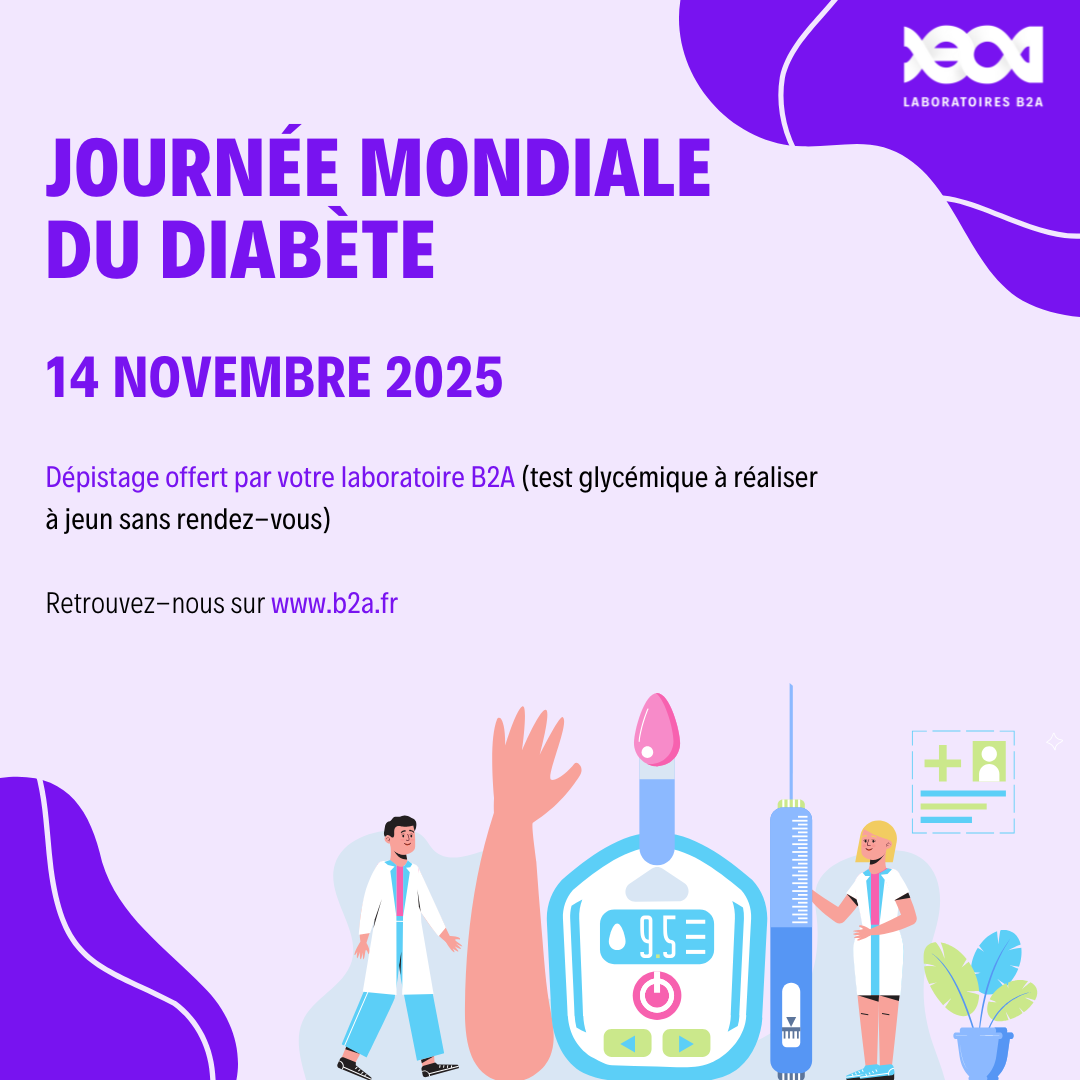 JOURNÉE MONDIALE DU DIABÈTE - 14 NOVEMBRE - B2A